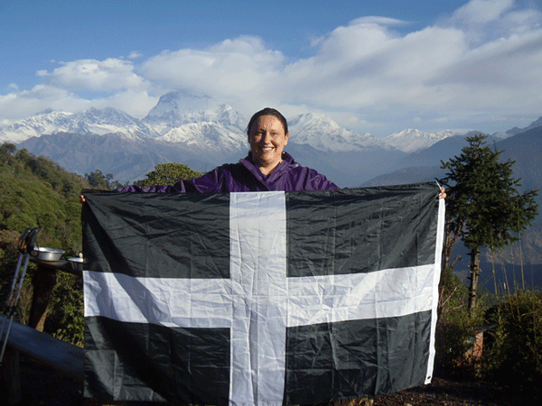Sarah Cloke in Nepal