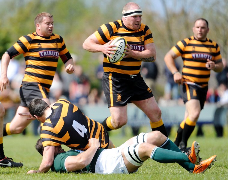 Cornwall prop Craig Williams (Redruth) charges forward