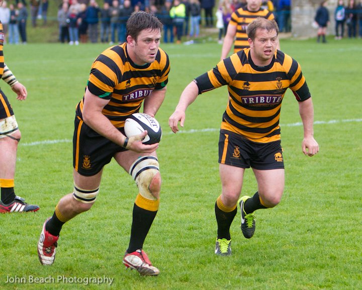 Ben Hilton on a charge